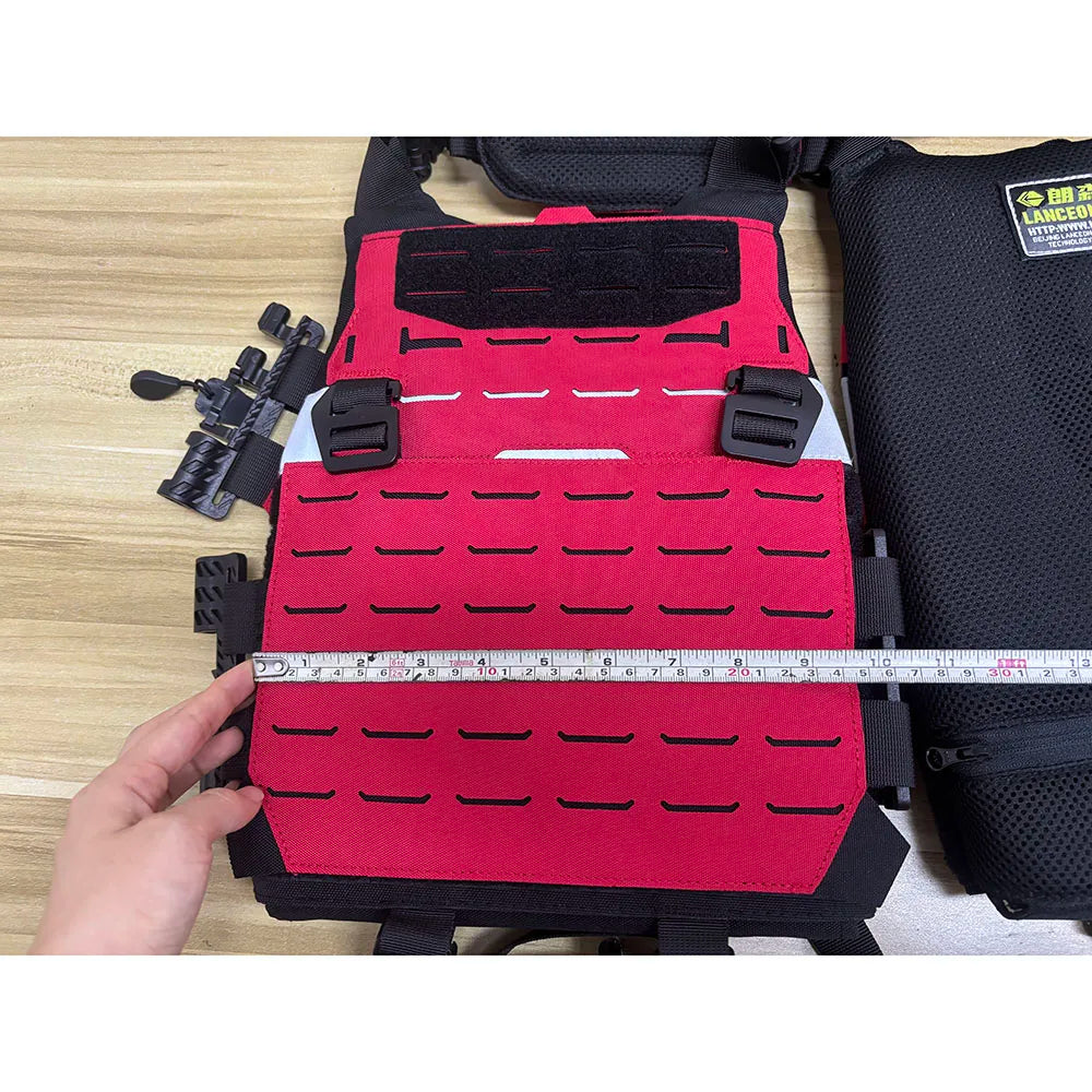 Lightweight Tactical Vest MOLLE Module Quick Disassembly CS Training Equipment Breathable Multifunctional Protection Rescue Vest