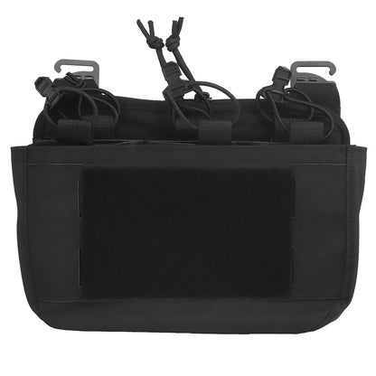 Tactical DOPE Front Flap G-hook Double Stack Abdominal Fanny Pack Triple Magazine Insert Pouch Kangaroo FCPC FCSK Carrier Vest