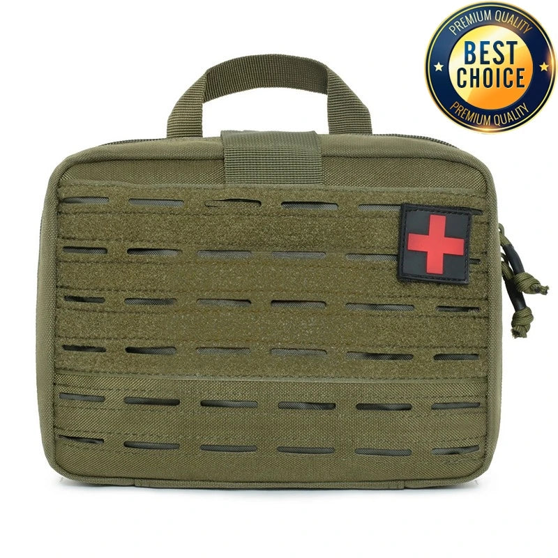 Tactical First Aid Kits Medical Bag Outdoor Molle Emergency Hunting Bag Camping Survival Tool EDC Pouch Red Cross Waist Bag