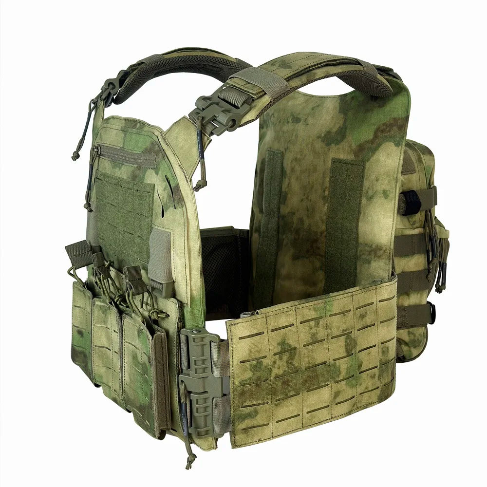ZH02 EMERSONGEARS Nylon Combat suit laser cutting vest with 5.56 hydration backpack with 2L triple magazine pouch Set