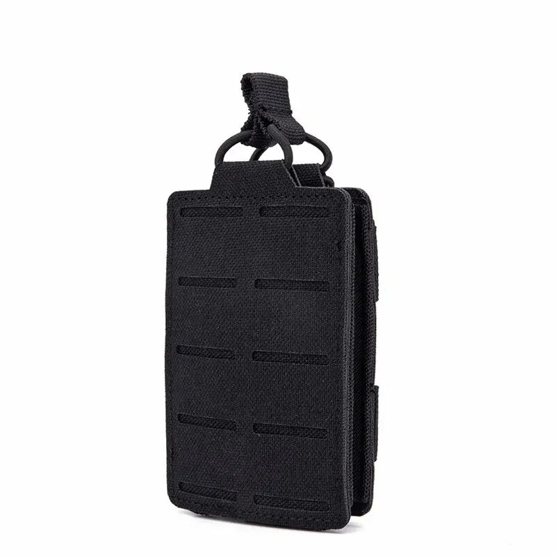 Tactical 556mm Mag Pouch Single Magazine Bag Open-Top MOLLE Bag for M4 M14 M16 AR-15 5.56MM Rifle Magazines