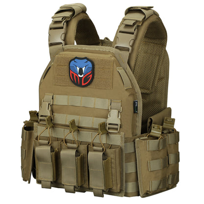 MGFLASHFORCE Tactical Vest Plate Carrier Hunting Vest Molle Airsoft Combat Vest for Men