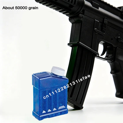 S2-Super Tough Squeezeproof Frosted Transparent EVA Pellets Uniform Full 50000Pcs 7-8mm 14+ Adult Wargame Spare Ammo
