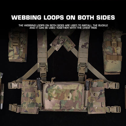 Tactical Chest Rig Side Accessory Molle Militar D3CR MK3 MK4 Chest Rig Hspstyle Side Entry Panel Airsoft Hunting Vest Gear