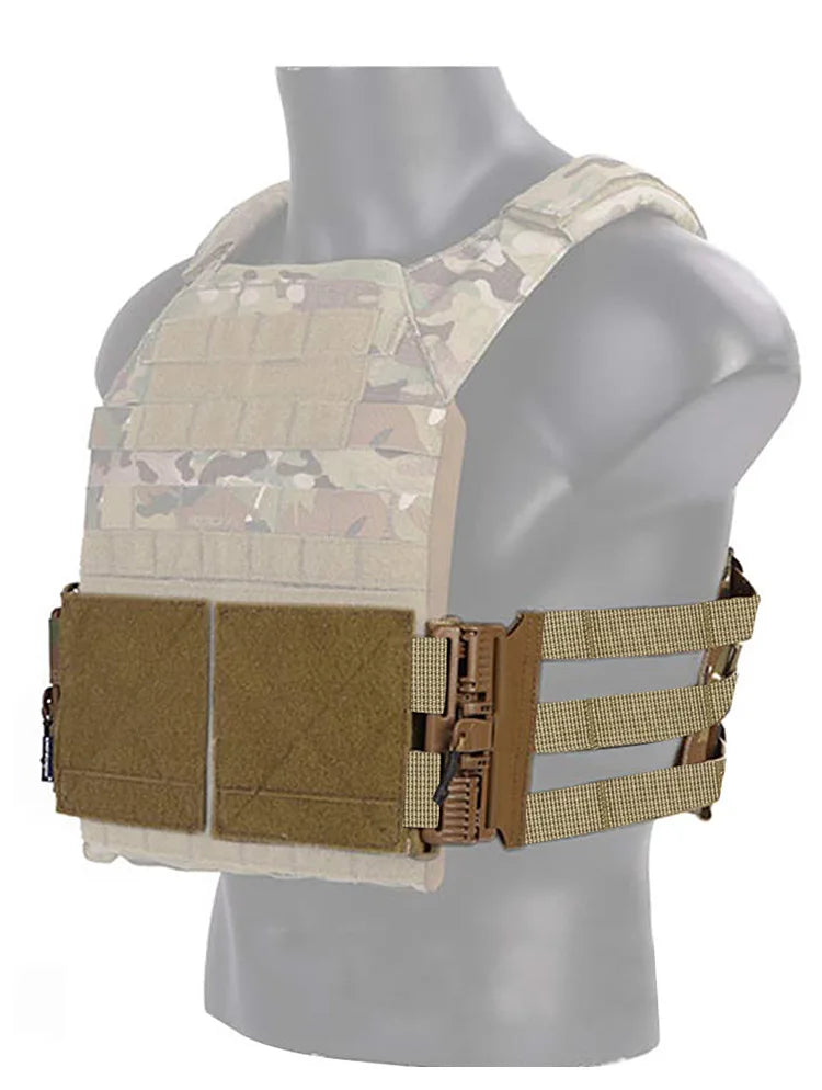 Tactical Vest Accessories Adjustable Quick Removal Waist Belt Universal Hunting Airsoft Vest Quick Release Buckle 2Pcs