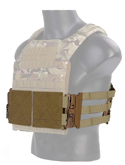 Tactical Vest Accessories Adjustable Quick Removal Waist Belt Universal Hunting Airsoft Vest Quick Release Buckle 2Pcs