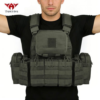YAKEDA multifunctional lightweight full set with adjustable and freely expandable accessories outdoor hunting vest