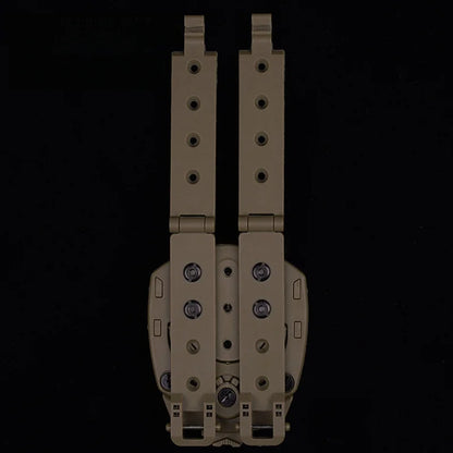 360 Degree Rotatable MOLLE Adapter Mount Tactical Gear Belt Attachment Bracket for Vest Waist Belt Outdoor Equipment