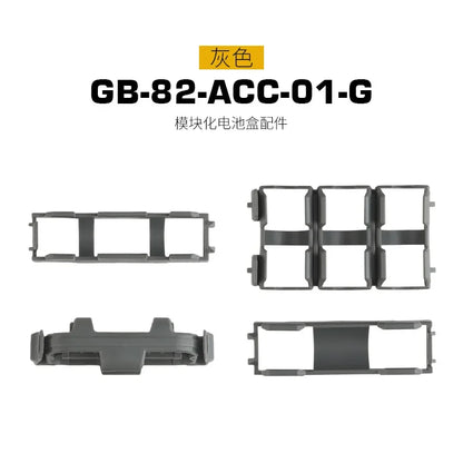 Tactical Battery Storage Box Molle Airsoft Vest Outdoory Modular Mag Pouch Waterproof Box For CR123/AAA/AA/18350/18650