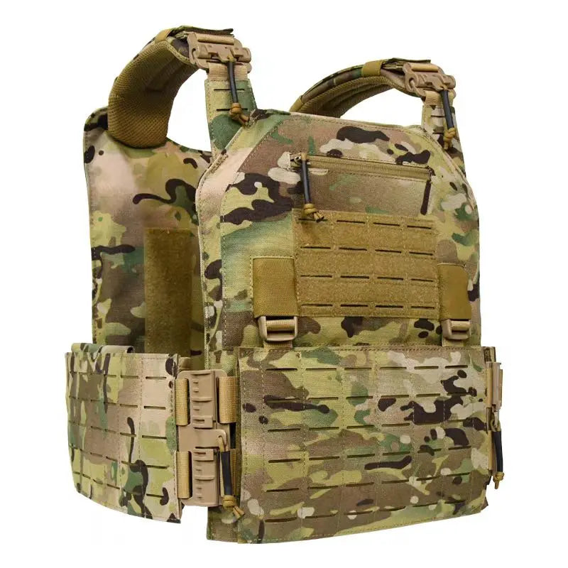  Lightweight Tactical Plate Carrier - Abrasion & Tear-Resistant Fabric, Dual-Purpose for Daily Protection & Tactical Drills