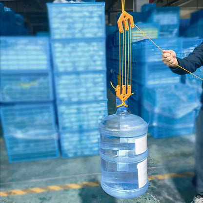 1 set of plastic outdoor tools with labor-saving pulley system equipment
