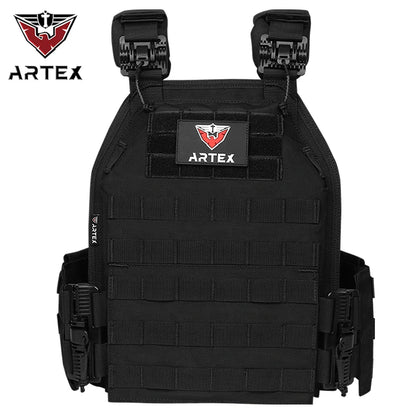 ARTEX Quick Realse 1000D Nylon Modular Cutting Tactical Hunting Vest Personal Protective for Hunting Black Chaleco Tactico
