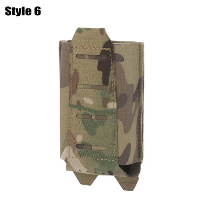 OPHIDIANTAC 5.56/7.62/9mm/AR15/M4 Mag Bag Molle System Lightweight Storage Bag Waistcoat Accessory Pack for hunting gear