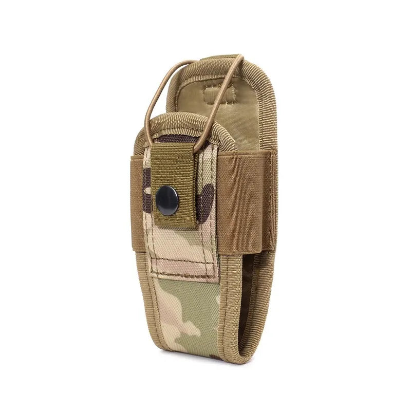 Molle Radio Walkie Talkie Pouch Outdoor Portable Interphone Holster Carry Bag for Hunting Camping Interphone Holster Pocket Bag