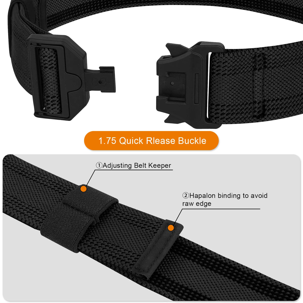 KRYDEX Tactical Leg Strap Magnet Quick Release Buckle 1.5" Elastic Thigh Strap Drop Holster