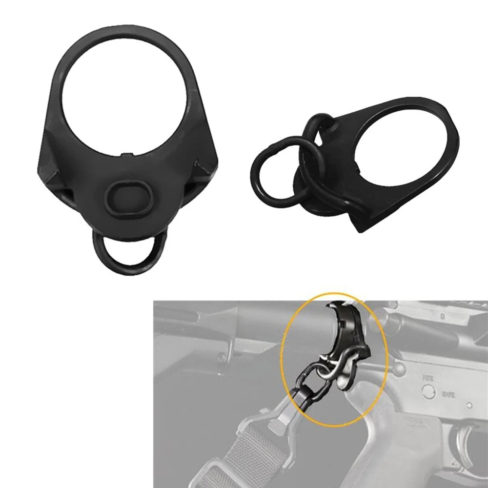 MAGORUI AR15 M4/16 AEG End Plate Sling Hunting Gun M4 GBB Sling Stock Install