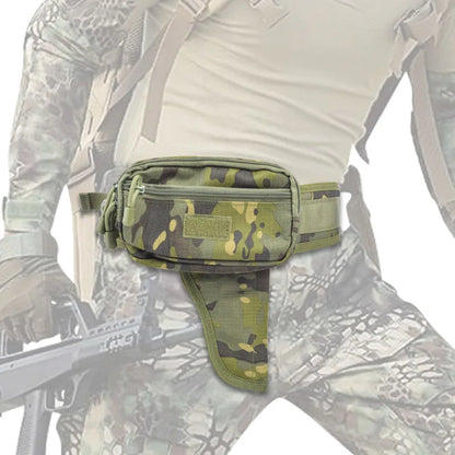 Tactical Waist Bag With Concealed Hand Gun Holsters for Glock 17 19 43 1911 Pistols, EDC Portable Utility Belt Pouch for Hunting