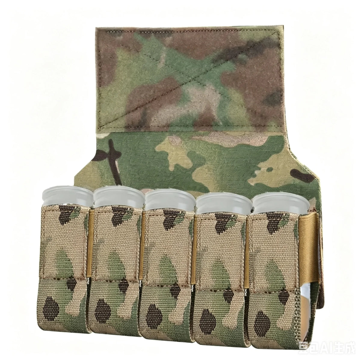M203 Grenade Sub Pouch 5 Round 40MM Banger Hanger Chest Rig Abdominal Tactical Vest Plate Carrier Accessories
