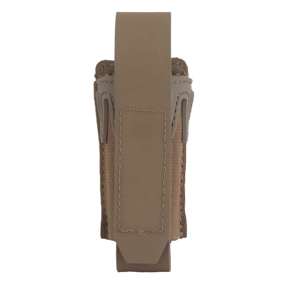 MOLLE Pistol Magazine Pouch 9mm .40 .357 .45ACP Single/Double Mag Holder Carrier for EDC Airsoft GBB Tactical Vest Belt