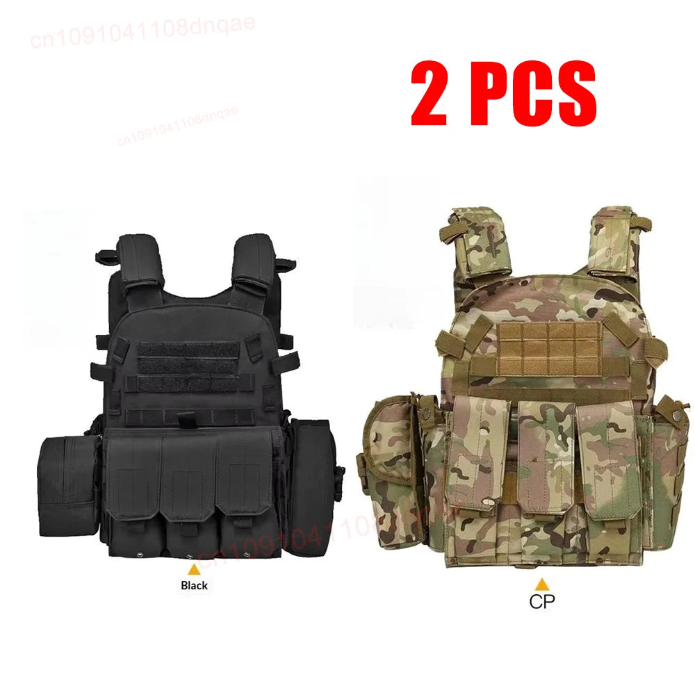 Child Bulletproof Vest Camouflage Tactical Body Armor Level III Breathable Multi Functional 6094 Vest Stab Proof
