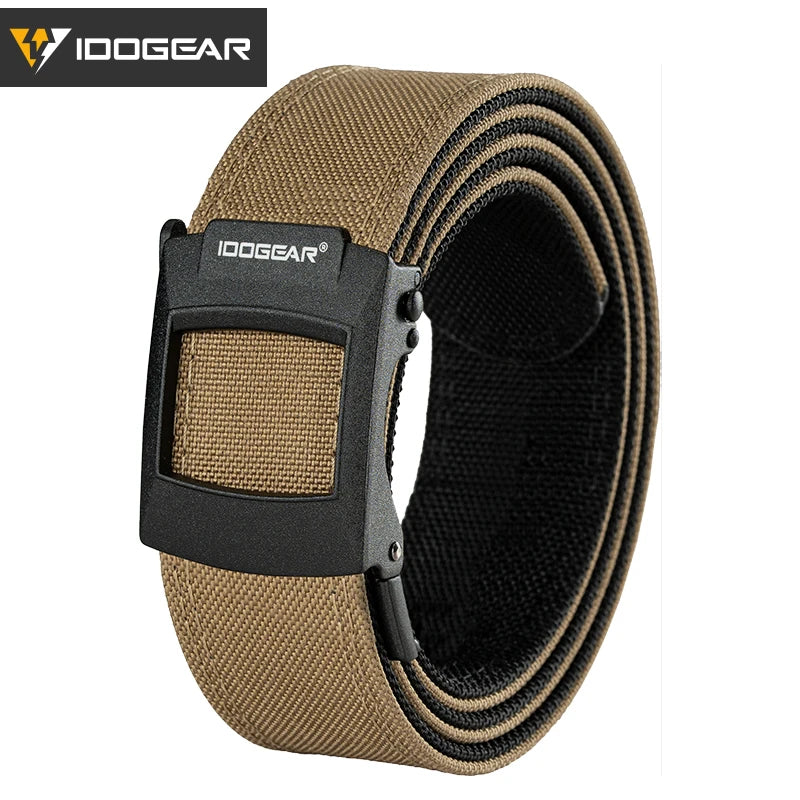 IDOGEAR 1.5 Inch Hard Tactical Belt With Adjustable Buckle 1000D Nylon for EDC CCW Duty Use 3448