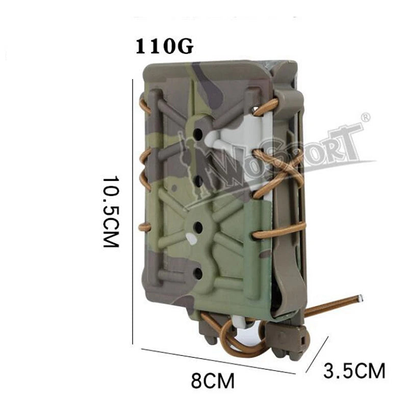 Tactical 5.56/7.62 magazine bag Molle Mag Holder bag for M4 M16 AR15 AK rifle shooting hunting accessories Mag Case