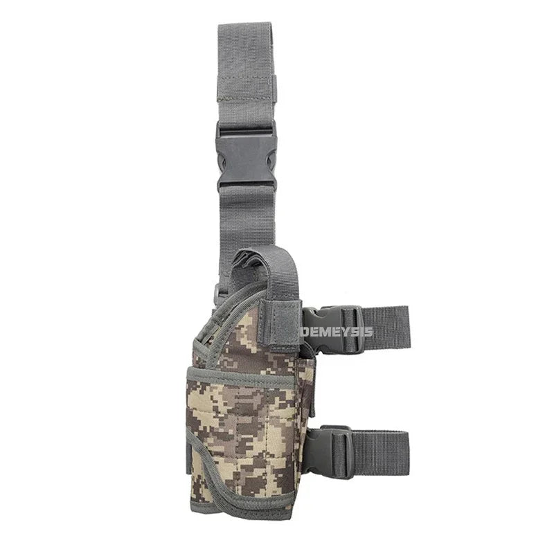 Universal Drop Leg Gun Holster Right Handed Tactical Thigh Pistol Bag Pouch Legs Harness for All Handguns