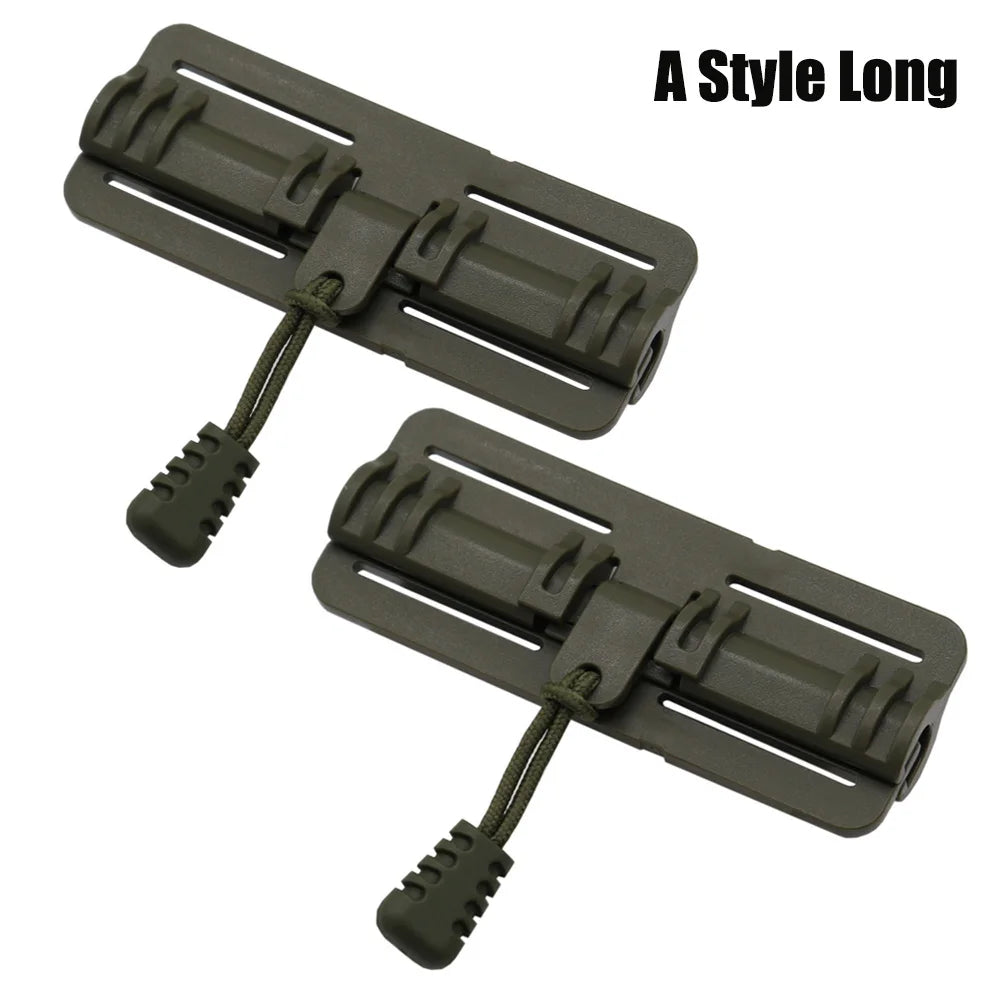 1 Pair Tactical Vest Quick Release Buckle Rapid Open Connector Hunting Vest Cummerbund Shoulder Webbing Connector Accessories