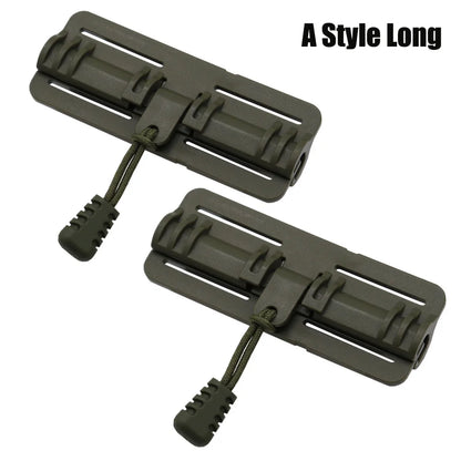 1 Pair Tactical Vest Quick Release Buckle Rapid Open Connector Hunting Vest Cummerbund Shoulder Webbing Connector Accessories