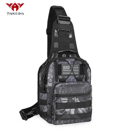 YAKEDA Multifunctional Outdoor Sling Bag, Casual Travel Chest Pack, Durable Daily Use Crossbody Bag for Men & Women