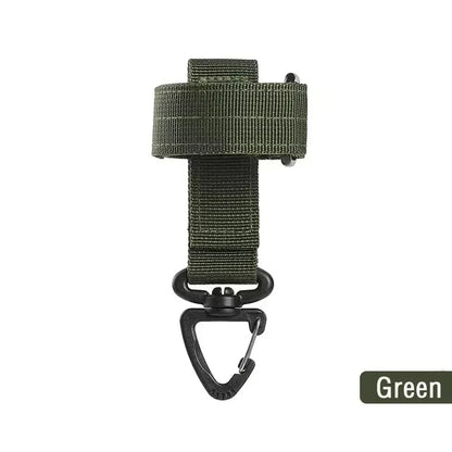 Multi-purpose Nylon Gloves Hook Climbing Rope Anti-lost Camping Hanging Buck Work Gloves Safety Clip Outdoor Tactical Gloves