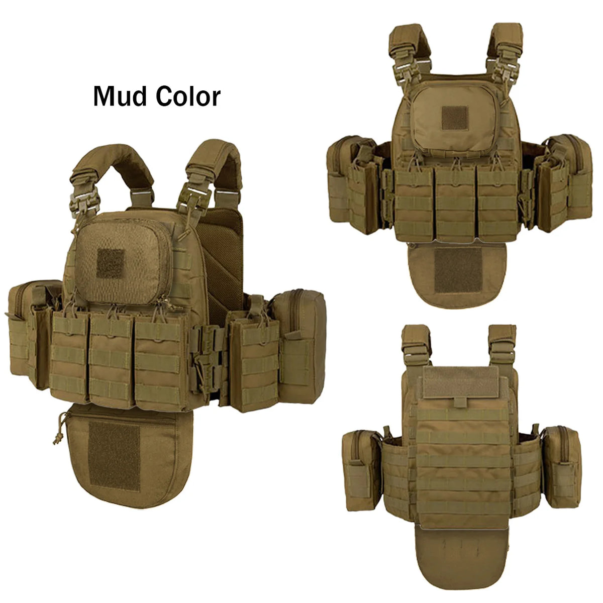 Quick-release training vest molle multifunctional outdoor vest equipment