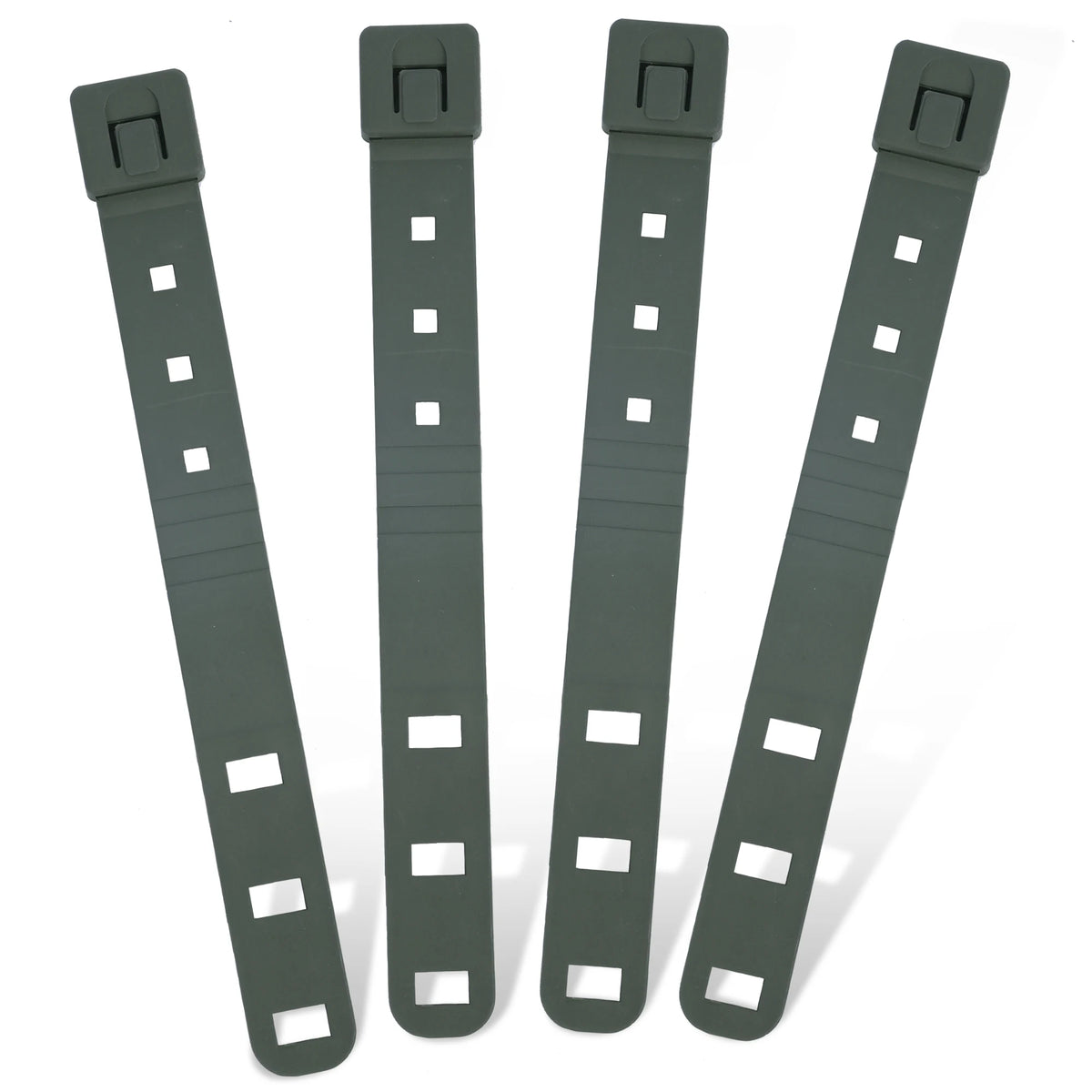 MOLLE Straps, Durable MOLLE Clips Attachments for Vests, Tactical Malice Clips - 4 Pcs
