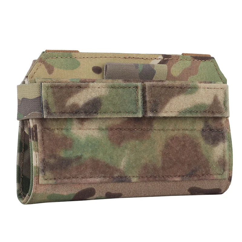 MOLLE Front Panel Phone Navigation Pouch Utility Organizer Phone Pouch for Outdoor Airsoft Vest Gear Essentials