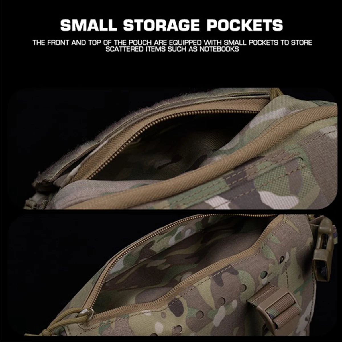 Compact abdominal PC lower bag Tactical Molle Dump Pouch / Utility Belt Bag tactical vest chest equipment tactical tilt bag