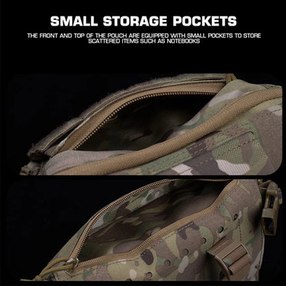 Compact abdominal PC lower bag Tactical Molle Dump Pouch / Utility Belt Bag tactical vest chest equipment tactical tilt bag
