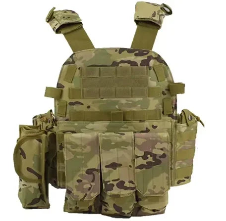 2 Nylon Tactical Vest Body Armor Hunting Carrier Airsoft Accessories Men Combat  Camo Military Army Vest Outdoor CS Hunting