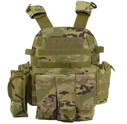 2 Nylon Tactical Vest Body Armor Hunting Carrier Airsoft Accessories Men Combat  Camo Military Army Vest Outdoor CS Hunting