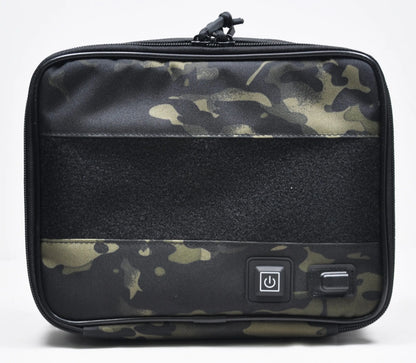 SOETAC Tactical Warmer Gun Bag Molle Nylon Handgun Bag Portable Pistol Case Soft Protective Storage Hunting Handbag Padded
