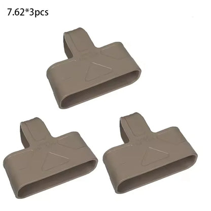 3pcs Tactical Fast Mag Pull Rubber Cage Loops 9mm 5.56 7.62 For Shooting Hunting Paintball Airsoft M4 M16 AK Magazine Assist
