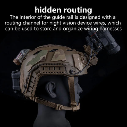 FAST outdoor helmet upgrade accessories SF ultra-high cut camping equipment ARC rail 3.0 hidden wiring