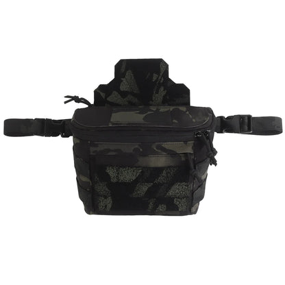 Tactical Large Capacity PC Drop Pouch Multi-Functional Chest Rig Expand Bag Waist Belts for Plate Carrier Hunting Accessories