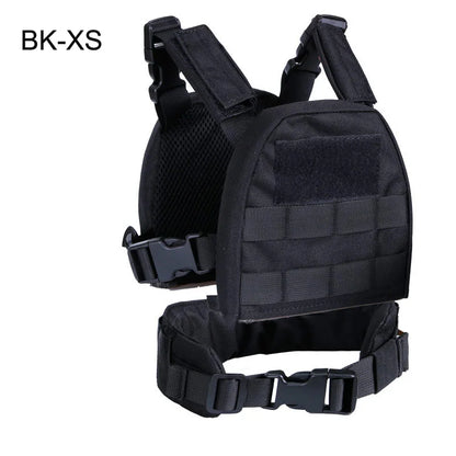 Tactical Kids Vest Military Airsoft Hunting Vest for Children Camouflage Combat Gear Vests Molle Plate Carrier