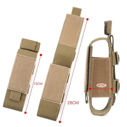 MOLLE Nylon Tourniquet Pouch Holder First Aid Kit EDC Waist Bag Portable Medical Shears Pouch Outdoor Flashlight Knife Holster
