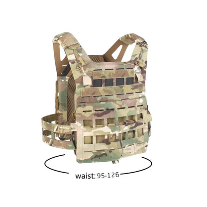 PEW TACTICAL SPC Light Weight PLATE CARRIER AIRLITE Laser Cut Molle Training Vest Airsoft VT08
