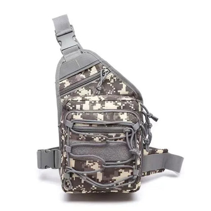 Tactical Shoulder Bag for Gun Concealed Carry Pistol Bag Crossbody Chest Pack Small Sling Backpack Quick Access Gun Holster Bag