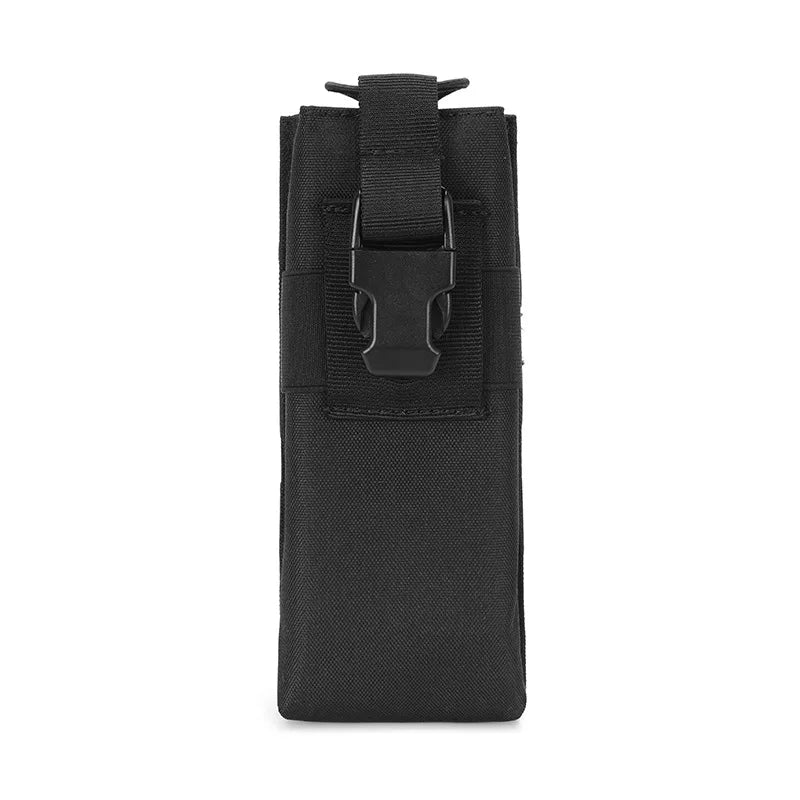 Portable Molle Walkie Talkie Bag Tactical Radio Holder Outdoor Nylon Water Bottle Pouch for Camping Hiking