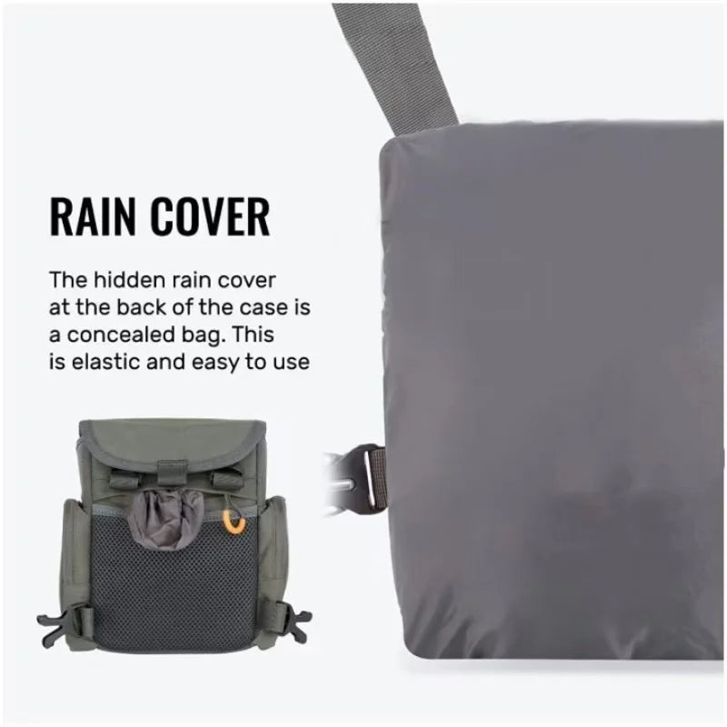 Tactics Binoculars Chest Bag Adjustable Camouflage Telescope Storage Bag Protective Cover Waterproof Pouch For Hunting Camping