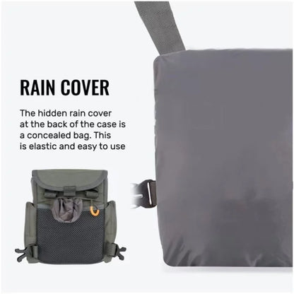 Tactics Binoculars Chest Bag Adjustable Camouflage Telescope Storage Bag Protective Cover Waterproof Pouch For Hunting Camping
