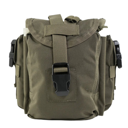 Outdoor Water Bottle Bag Multifunctional MOLLE Waist Bag Accessory Pouch Kettle Cup Cover